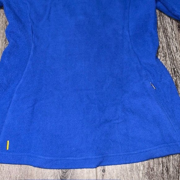 Lucy Yoga Activewear Fleece 1/2 Zip Pullover Jacket Size S Small Blue EUC - Picture 5 of 6